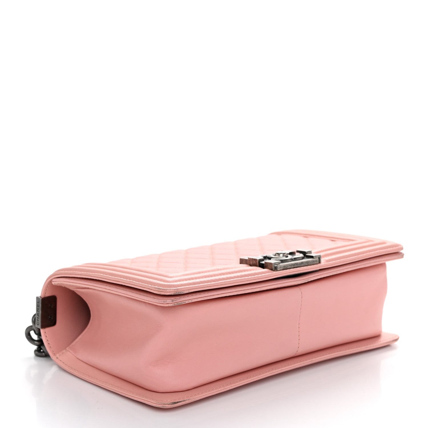 Chanel Lambskin Quilted Medium Boy Flap Light Pink 4 of 10