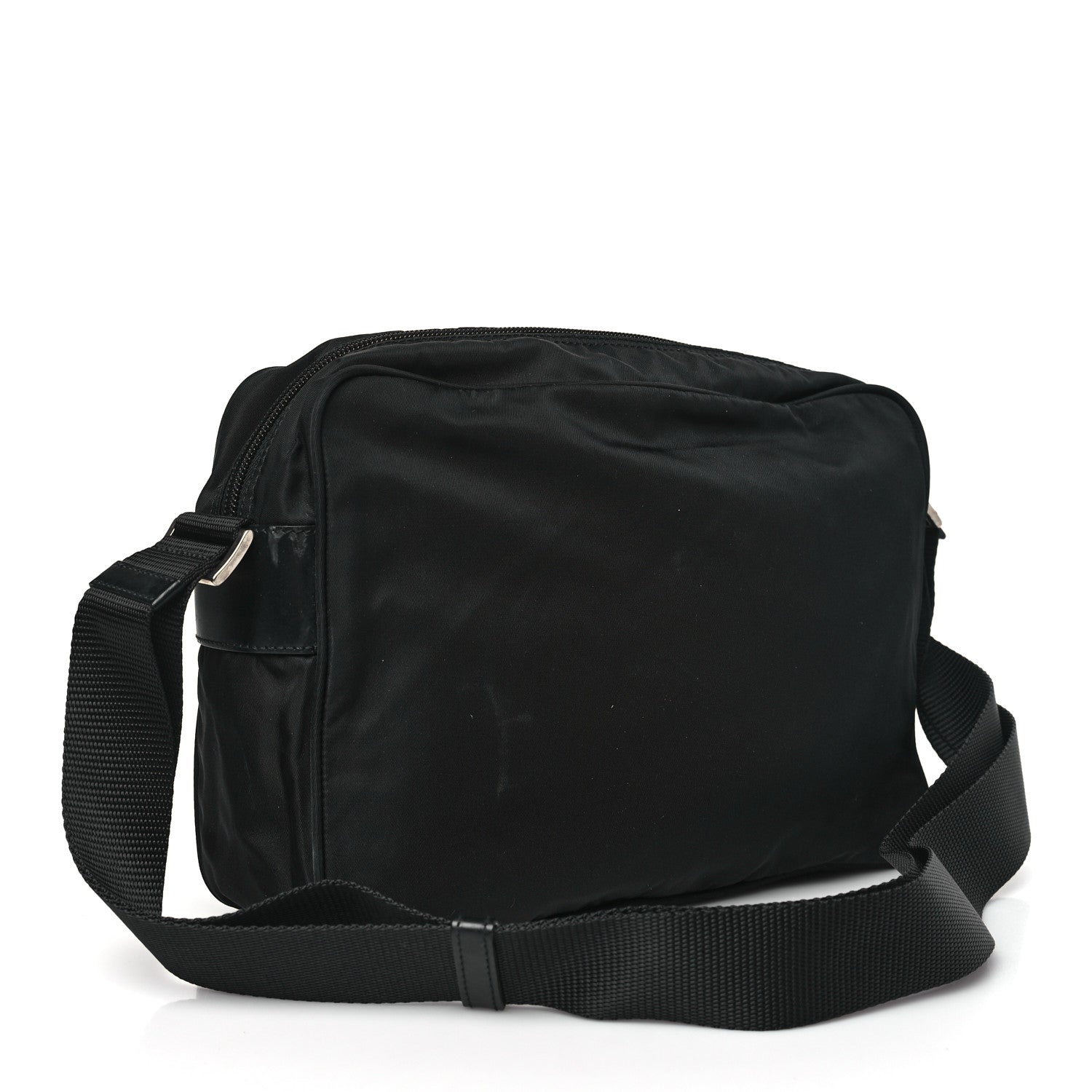 Prada Nylon Vela Messenger Bag Black 3 of 10