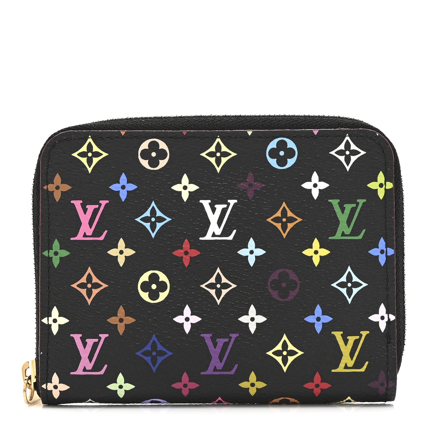 Monogram Multicolor Zippy Coin Purse Black Grenade