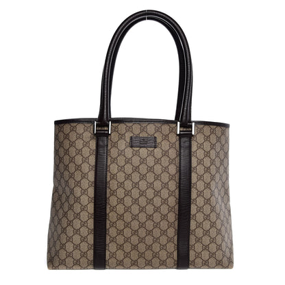 Gucci GG Plus Monogram Medium Joy Tote Dark Brown 1 of 15