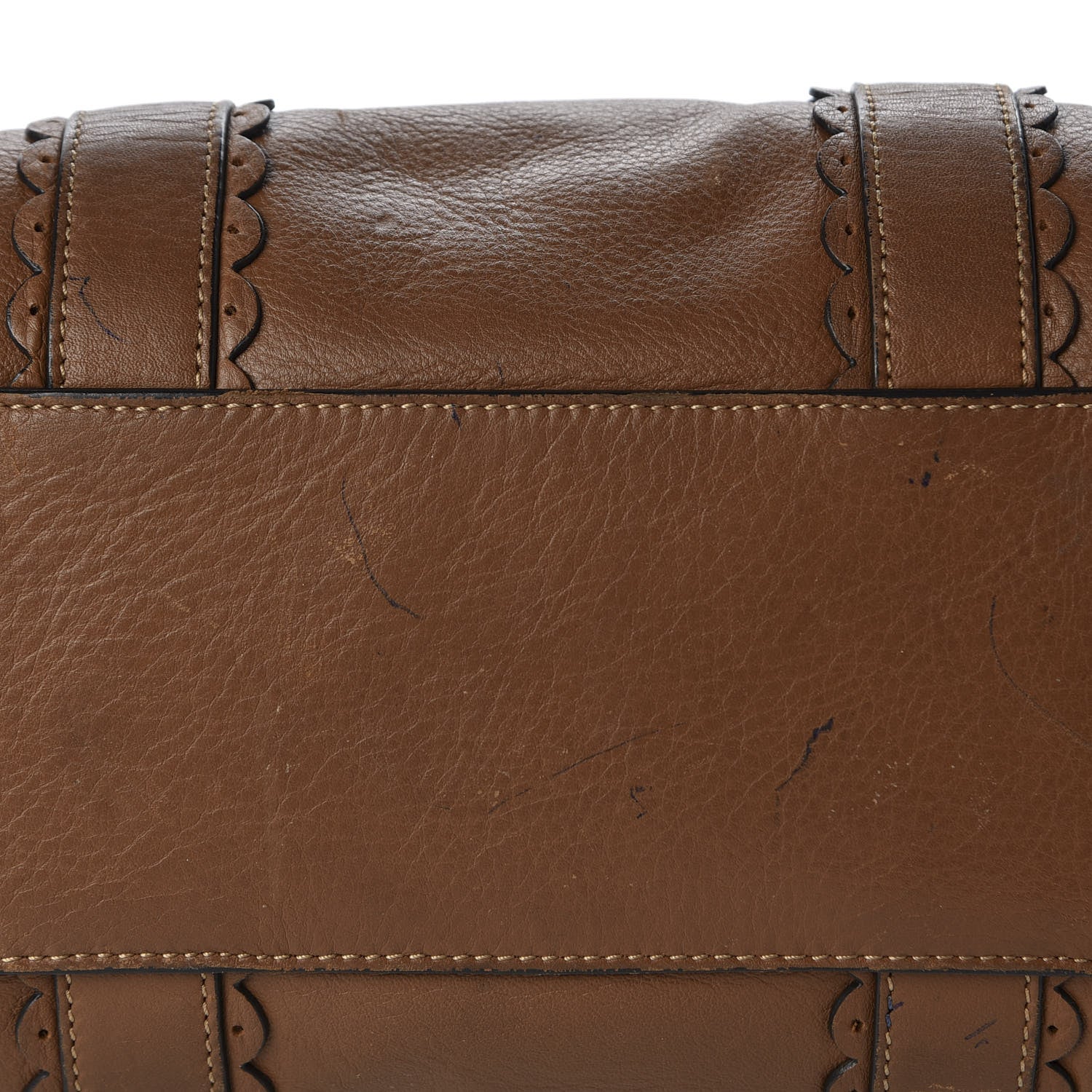 Mulberry Soft Matte Calfskin Small Cookie Bayswater Satchel Oak 9 of 12