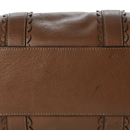 Mulberry Soft Matte Calfskin Small Cookie Bayswater Satchel Oak 9 of 12