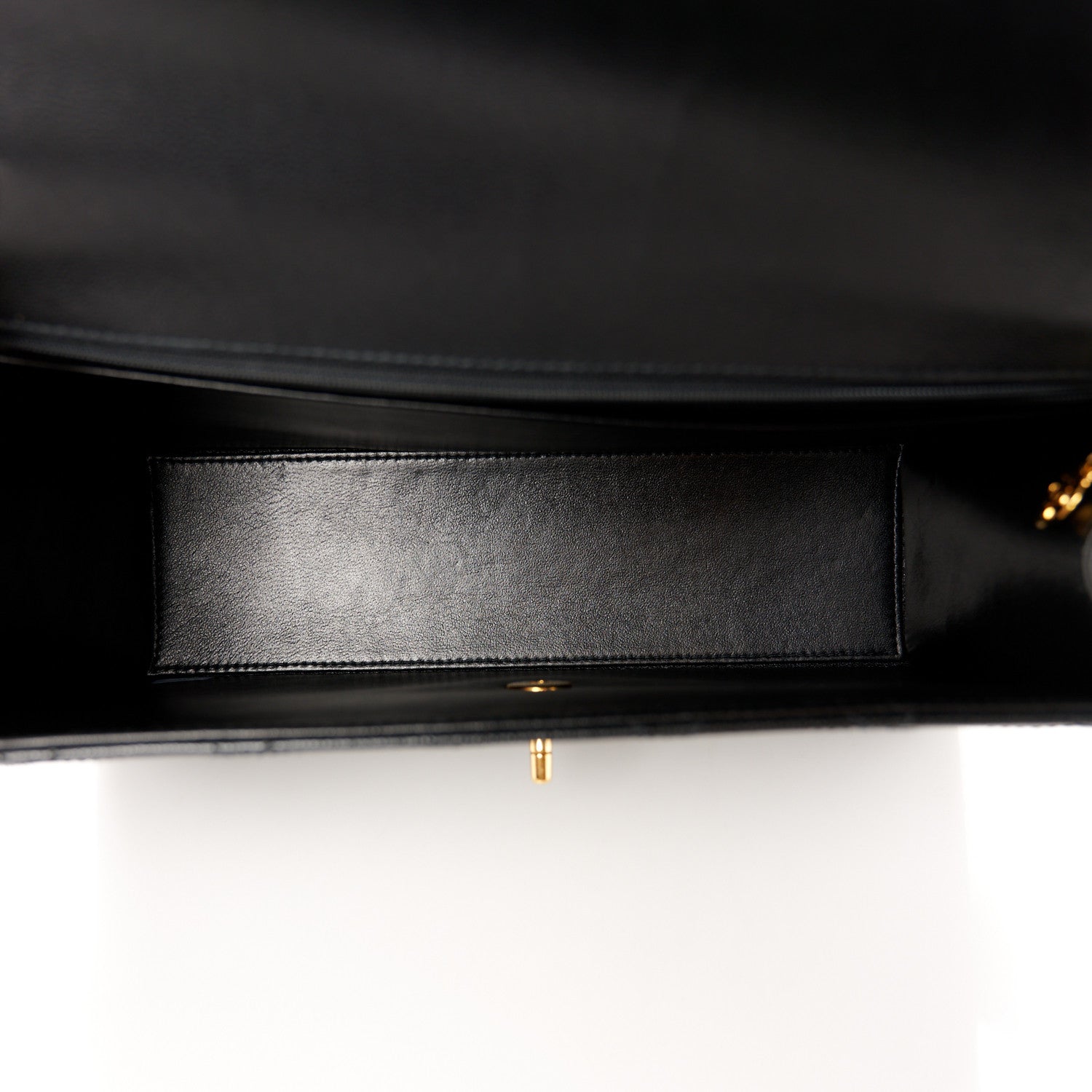 Chanel Caviar Stitch Jumbo Single Flap Black 5 of 12