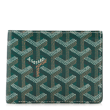 Goyard Goyardine Bi-Fold Victoire PM Wallet Green 1 of 10