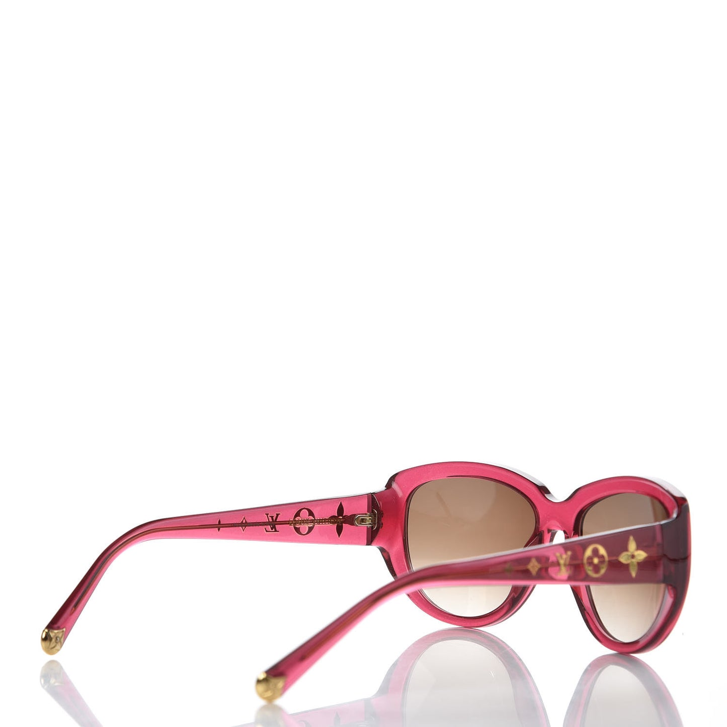 Obsession Cat Eye Sunglasses Z0626W Glitter Fuchsia
