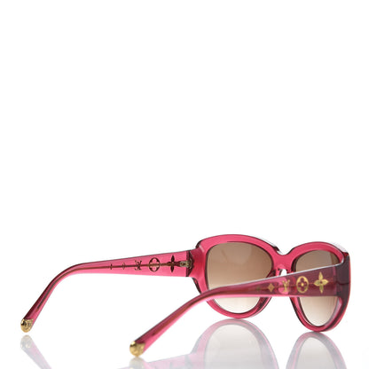 Louis Vuitton Obsession Cat Eye Sunglasses Z0626W Glitter Fuchsia 2 of 5