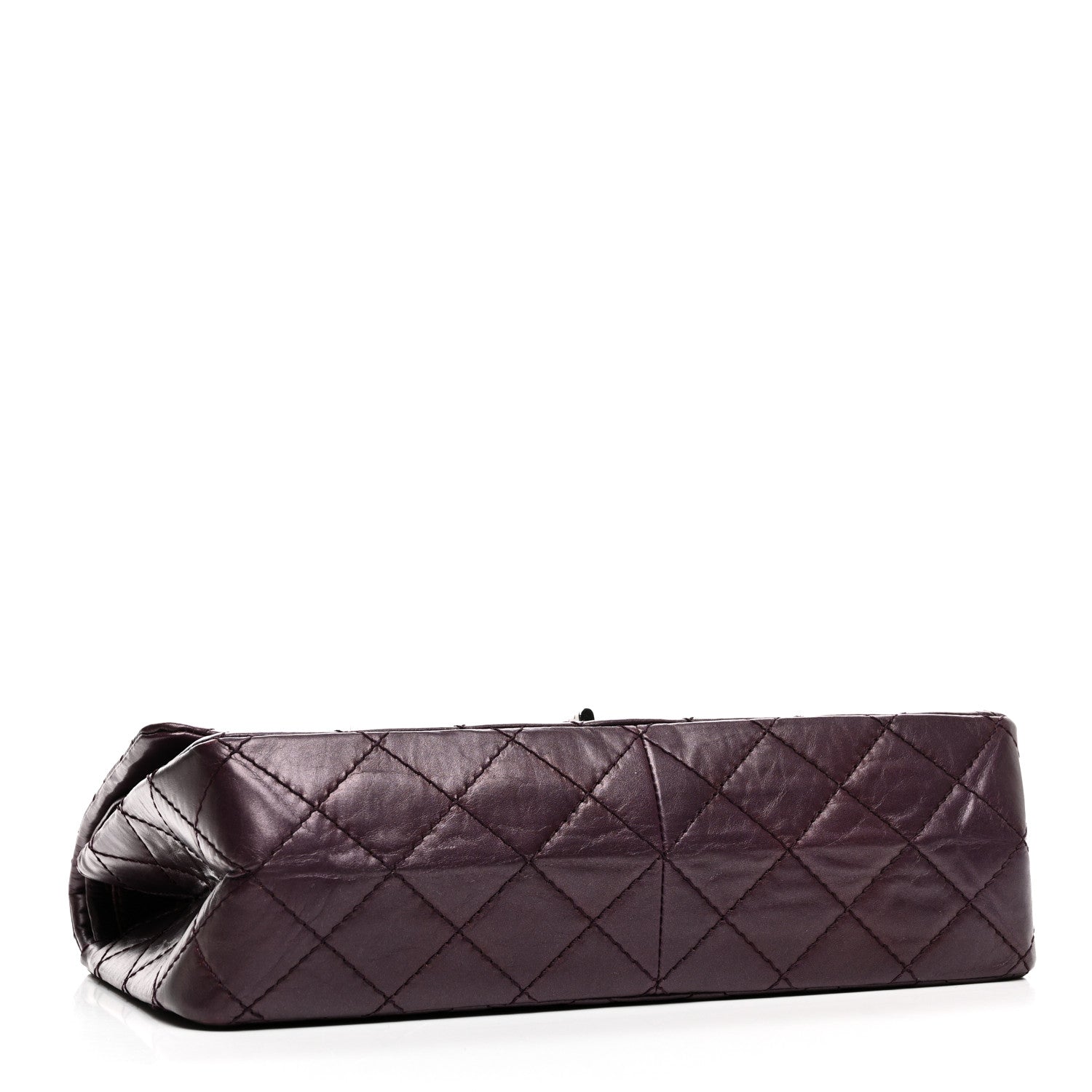 Chanel Metallic Aged Calfskin Quilted 2.55 Reissue 226 Flap Purple 4 of 10