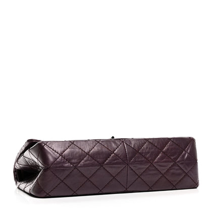Chanel Metallic Aged Calfskin Quilted 2.55 Reissue 226 Flap Purple 4 of 10