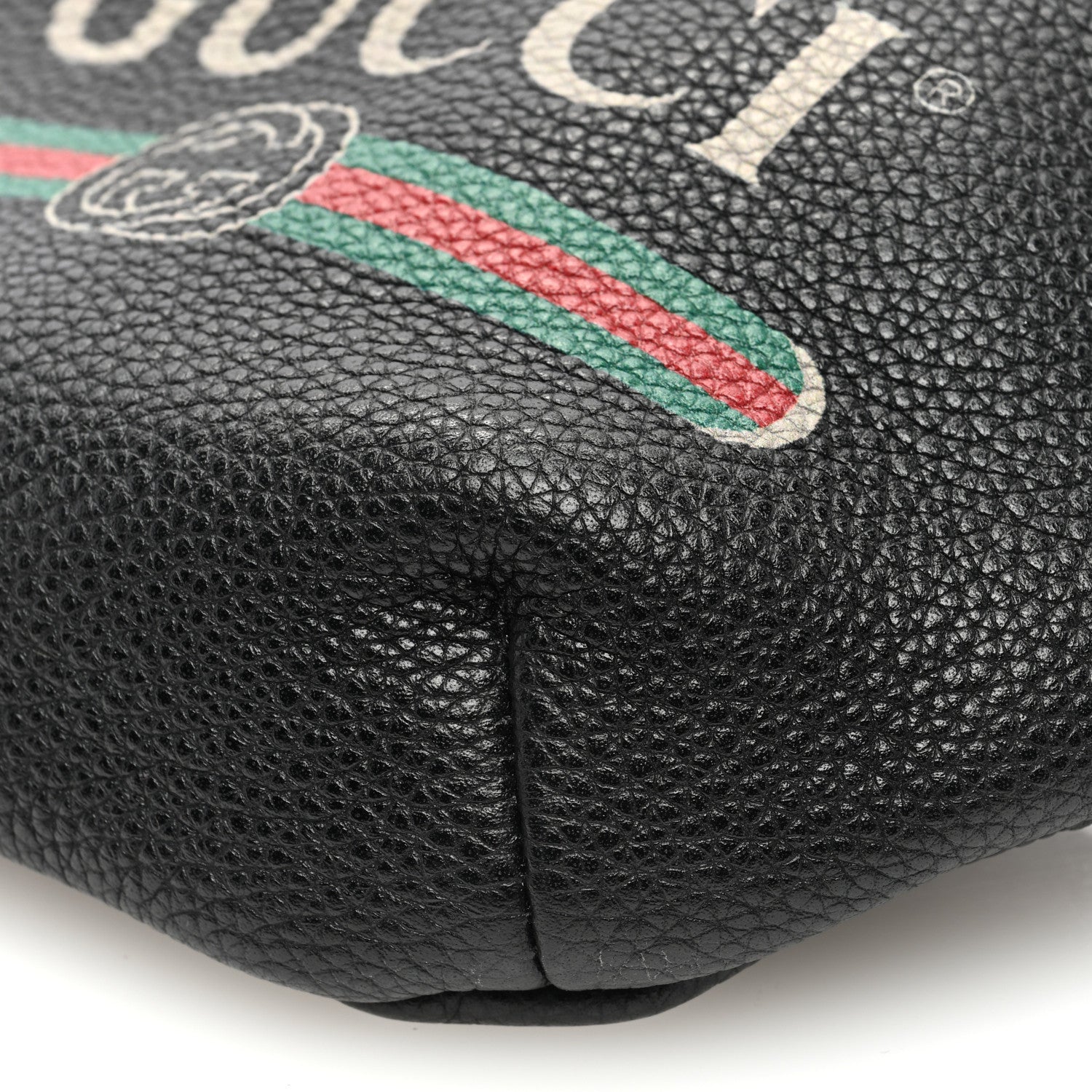 Gucci Grained Calfskin Small Logo Belt Bag Black 10 of 10