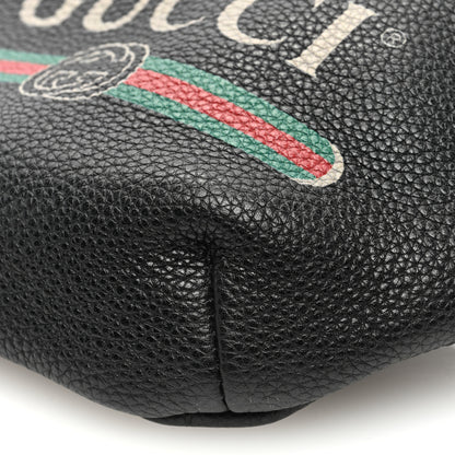 Gucci Grained Calfskin Small Logo Belt Bag Black 10 of 10