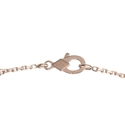 Van Cleef & Arpels 18K Rose Gold Vintage Alhambra Pendant Necklace 7 of 8