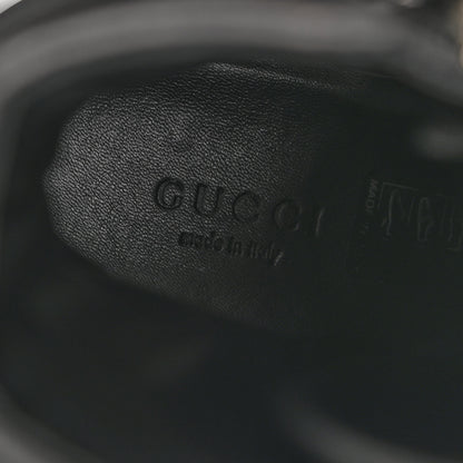 Gucci Nappa Frances GG Matelasse Platform Combat Boots 39 Black 7 of 8