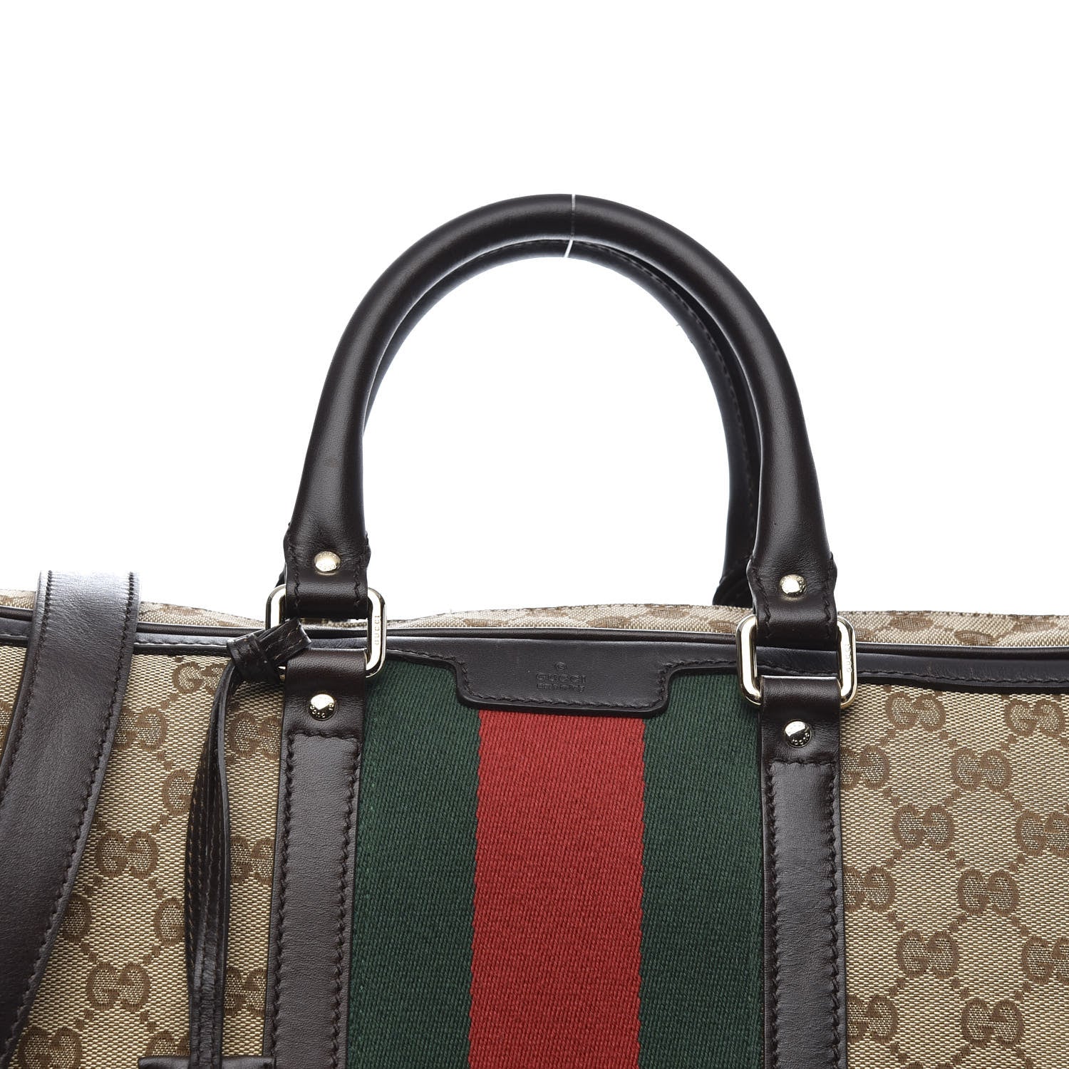 Gucci Monogram Web Briefcase Dark Brown 11 of 13