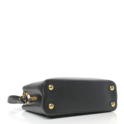 Louis Vuitton Taurillon Capucines BB Black 4 of 9