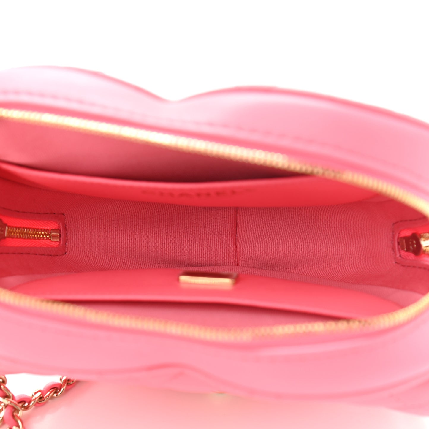 Lambskin Quilted CC In Love Heart Bag Pink