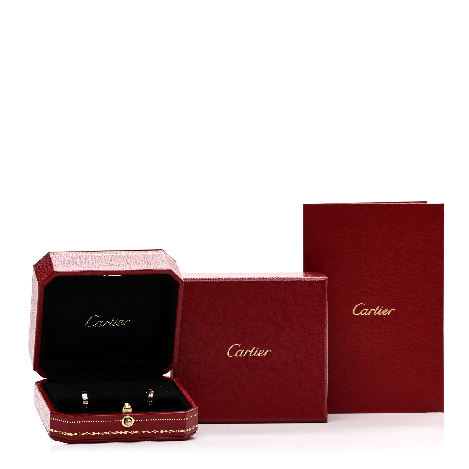 Cartier 18K Pink Gold Small LOVE Hoop Earrings 5 of 5