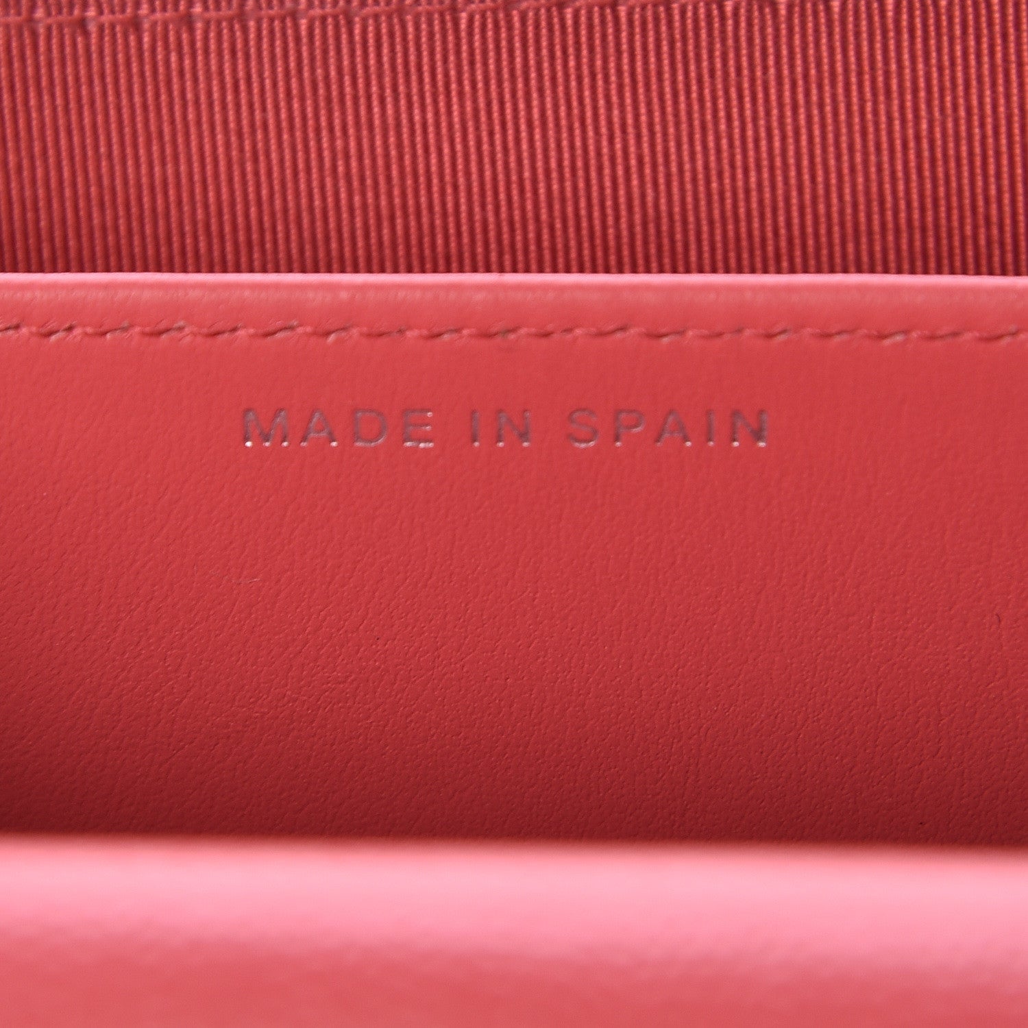 Chanel Caviar Quilted Flap Card Holder Wallet Pink 7 of 9
