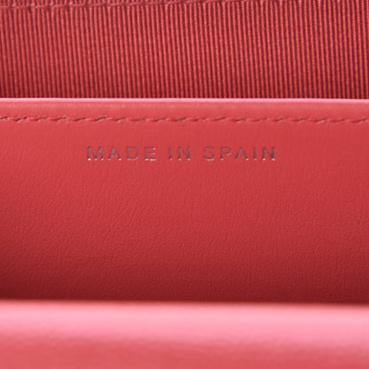 Chanel Caviar Quilted Flap Card Holder Wallet Pink 7 of 9