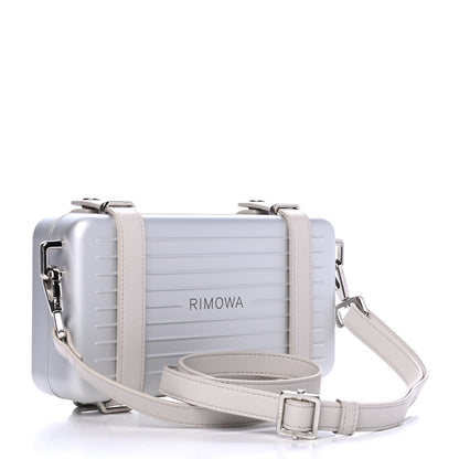 Christian Dior X RIMOWA Aluminum Personal Clutch On Strap Silver 2 of 4