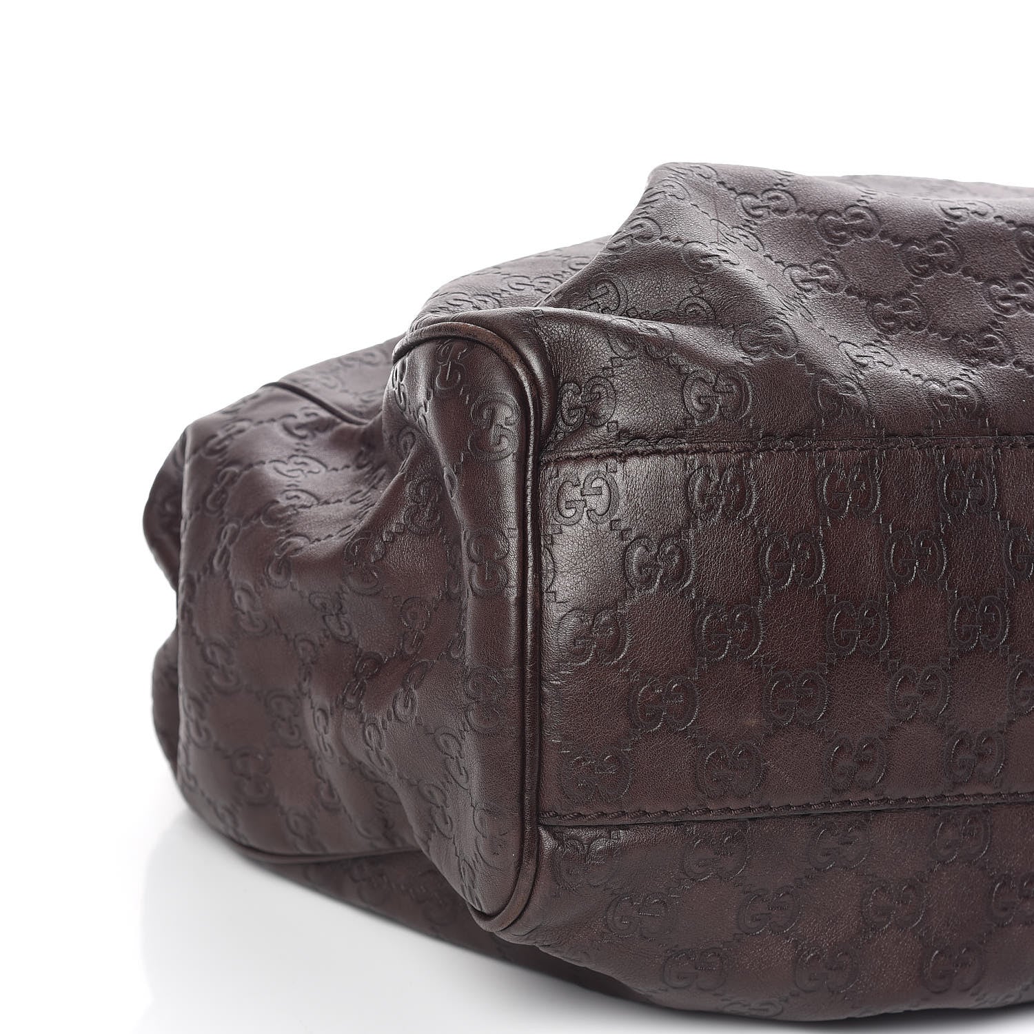 Gucci Guccissima Signature Large Sukey Tote Chocolate 5 of 9