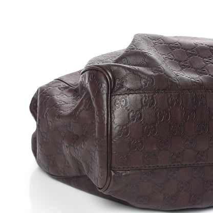 Gucci Guccissima Signature Large Sukey Tote Chocolate 5 of 9