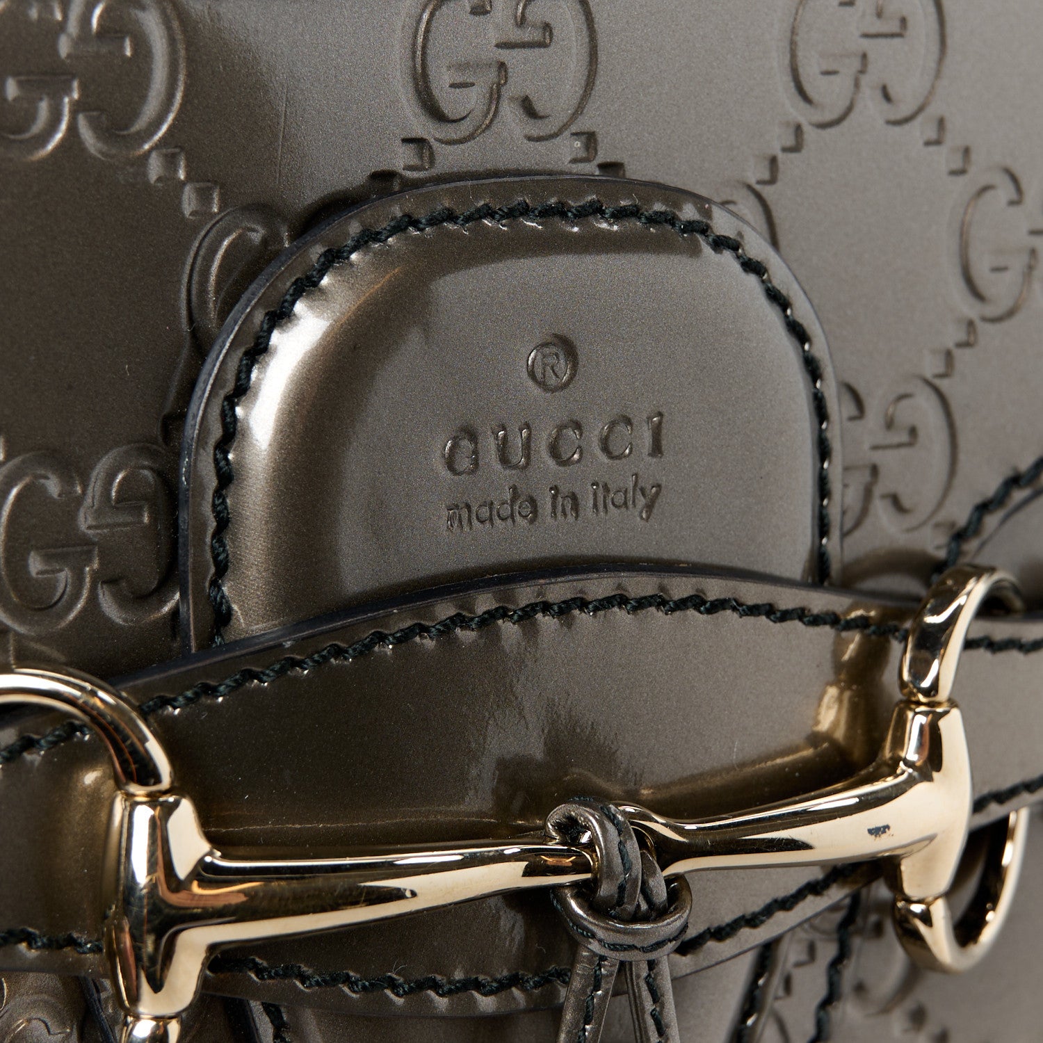 Gucci Shine Guccissima Medium Emily Chain Shoulder Bag Sasso 8 of 12