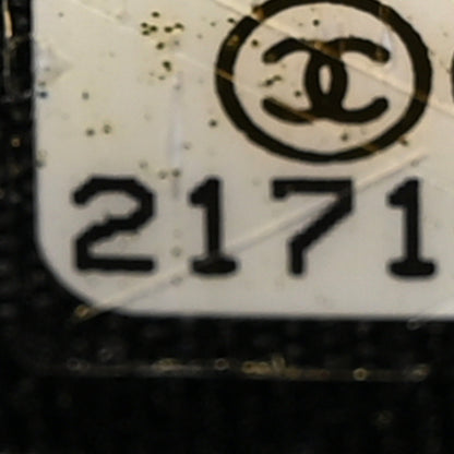 Chanel Metallic Goatskin Boy Wallet On Removable Chain WOC Black Silver 9 of 19