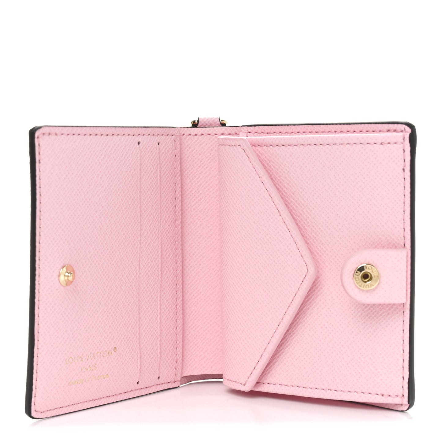 Monogram LV Charms Pocket Wallet Cotton Candy