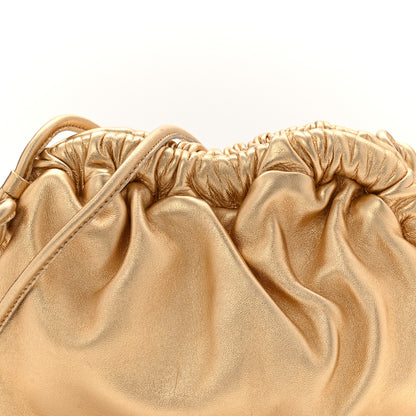 Mansur Gavriel Metallic Lambskin Mini Cloud Clutch Gold 7 of 9