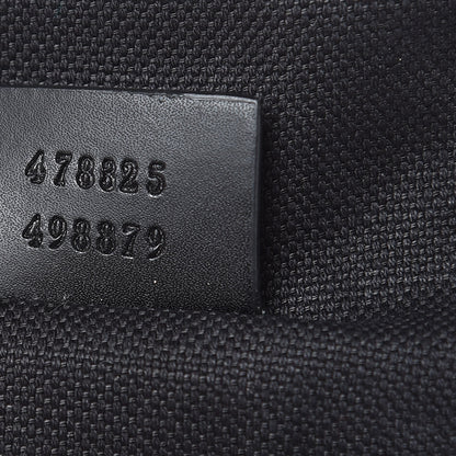 Gucci GG Supreme Monogram Web Belt Bag Black Grey 7 of 11