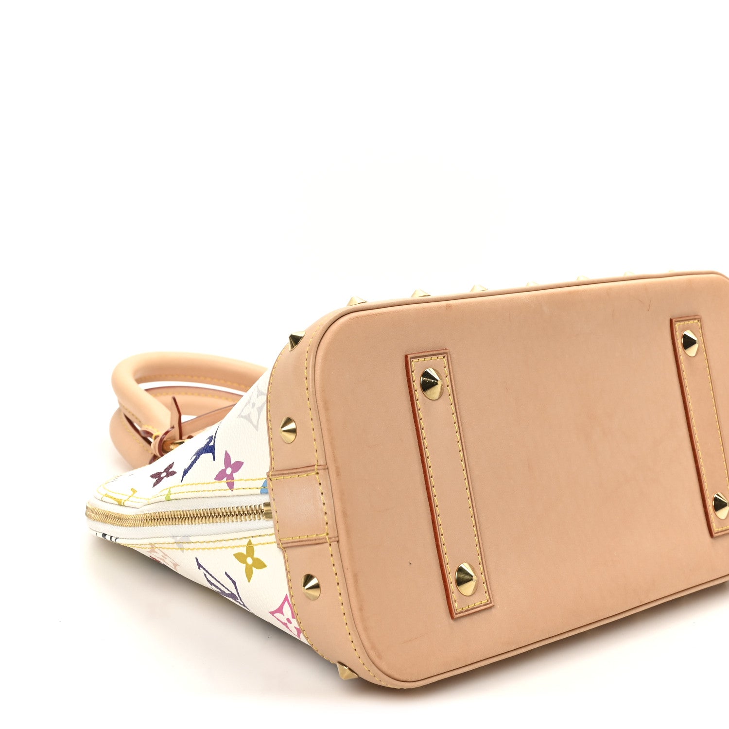 Louis Vuitton Monogram Multicolor Alma PM White 8 of 9