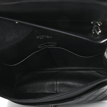 Chanel Patent Quilted Jumbo Double Flap Black 5 of 9