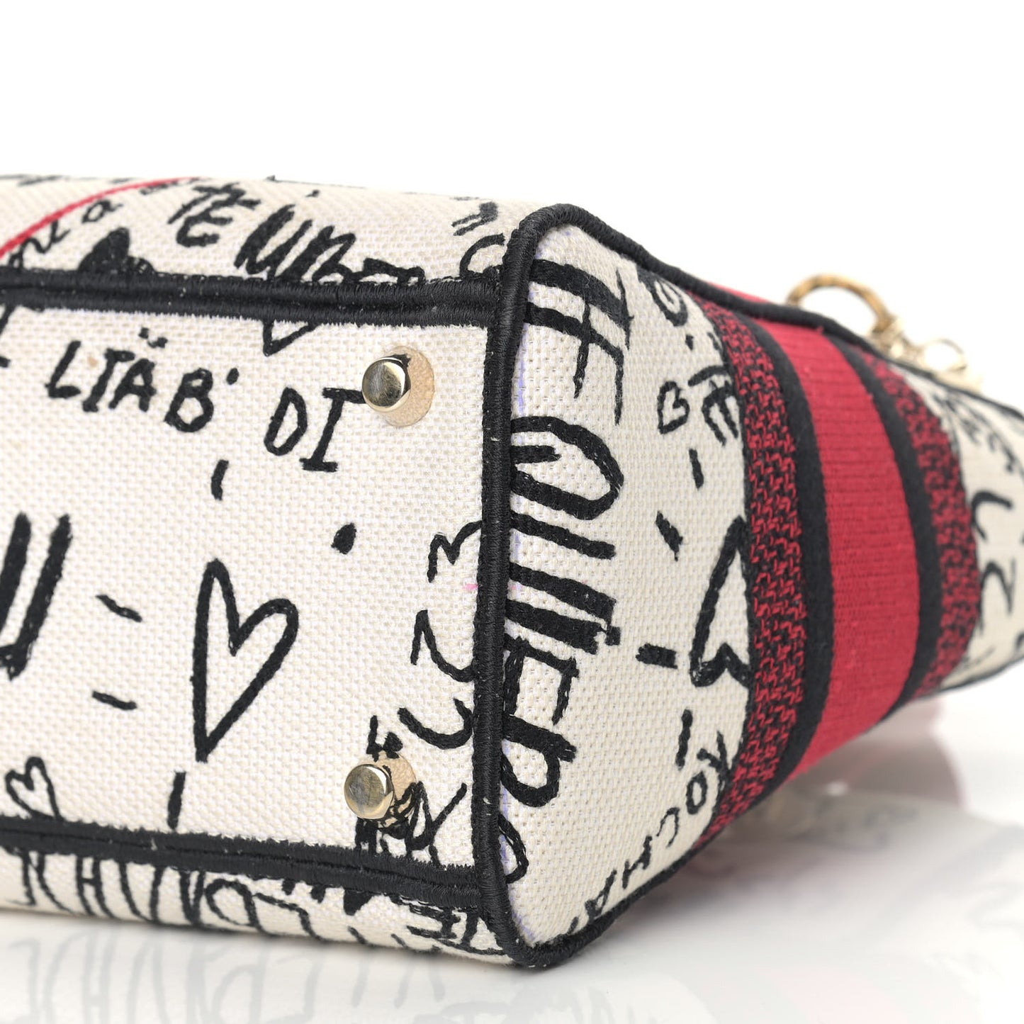 Canvas Medium DiorAmour Graffiti Lady D-Lite Latte