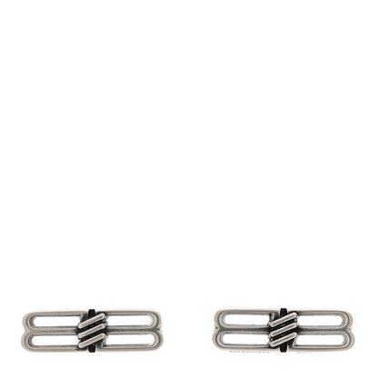 Balenciaga Metal BB Icon Earrings Silver 1 of 4