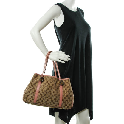 Gucci Monogram Medium Twins Shoulder Bag Pink 2 of 9