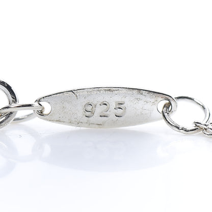 Tiffany Sterling Silver Aquamarine Elsa Peretti Color By The Yard 3 Station Bracelet 5 of 8