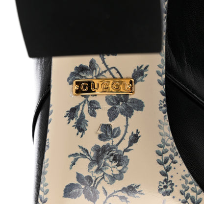 Gucci Malaga Kid GG Victoire 95mm Loafer Pumps 40 Black 8 of 9