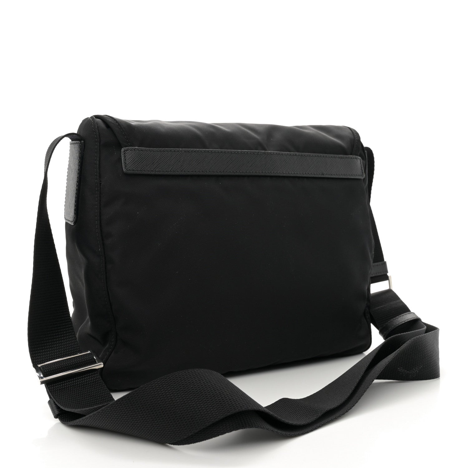 Prada Nylon Vela Messenger Black 3 of 11
