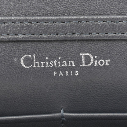 Christian Dior Patent Micro-Cannage Diorama Wallet on Chain Pouch White 6 of 12
