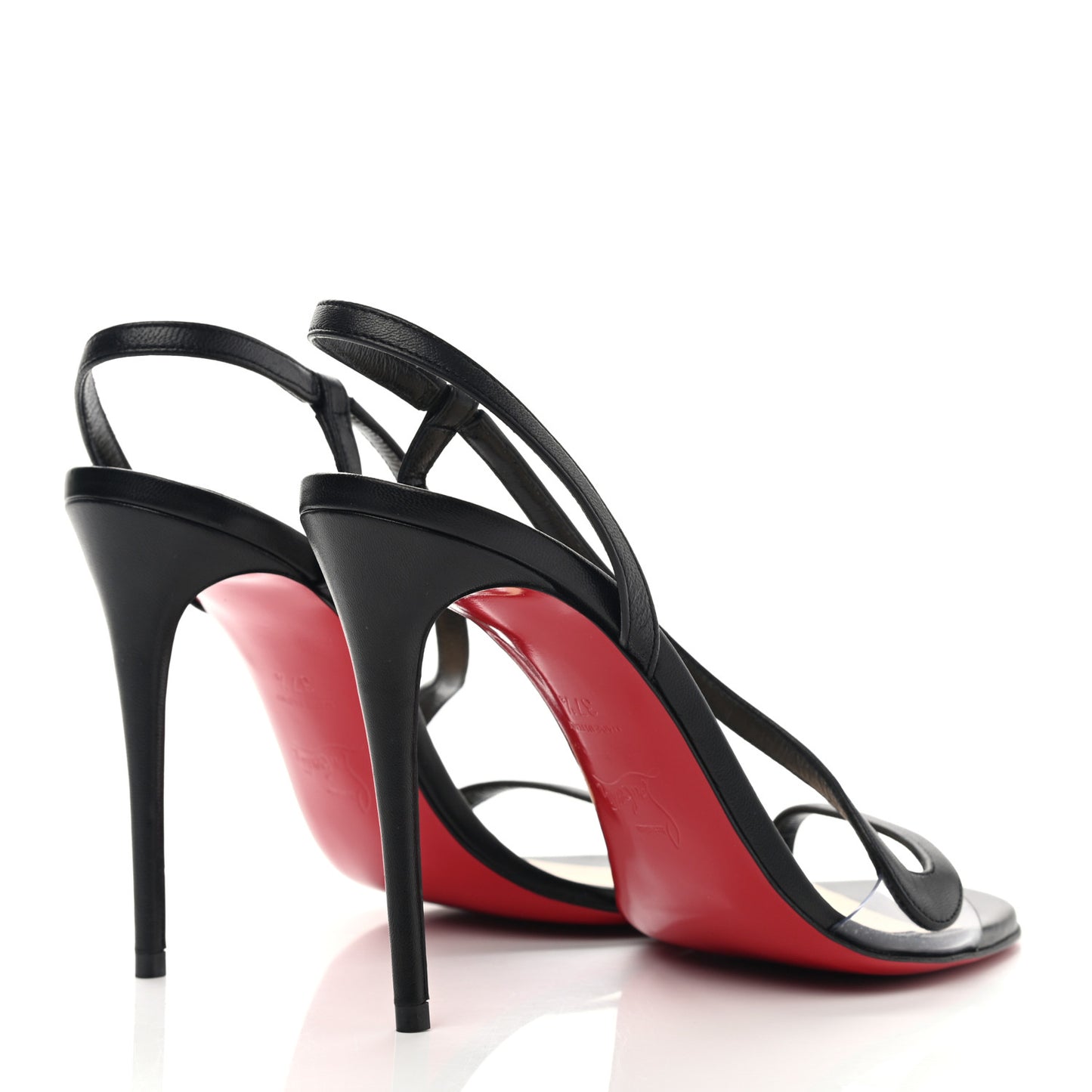 Nappa Rosalie 100 Sandals 37.5 Black