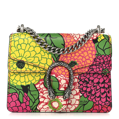 Gucci X KEN SCOTT Textured Calfskin Pomponica Print Dionysus Shoulder Bag Multicolor 1 of 11