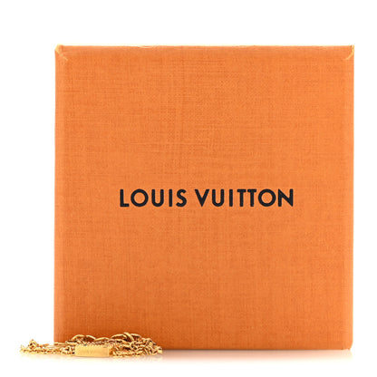 Louis Vuitton Metal Crystal LV Iconic Bracelet Gold 6 of 6