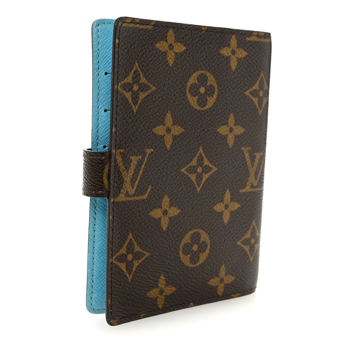 Monogram Groom Small Ring Agenda Cover Blue
