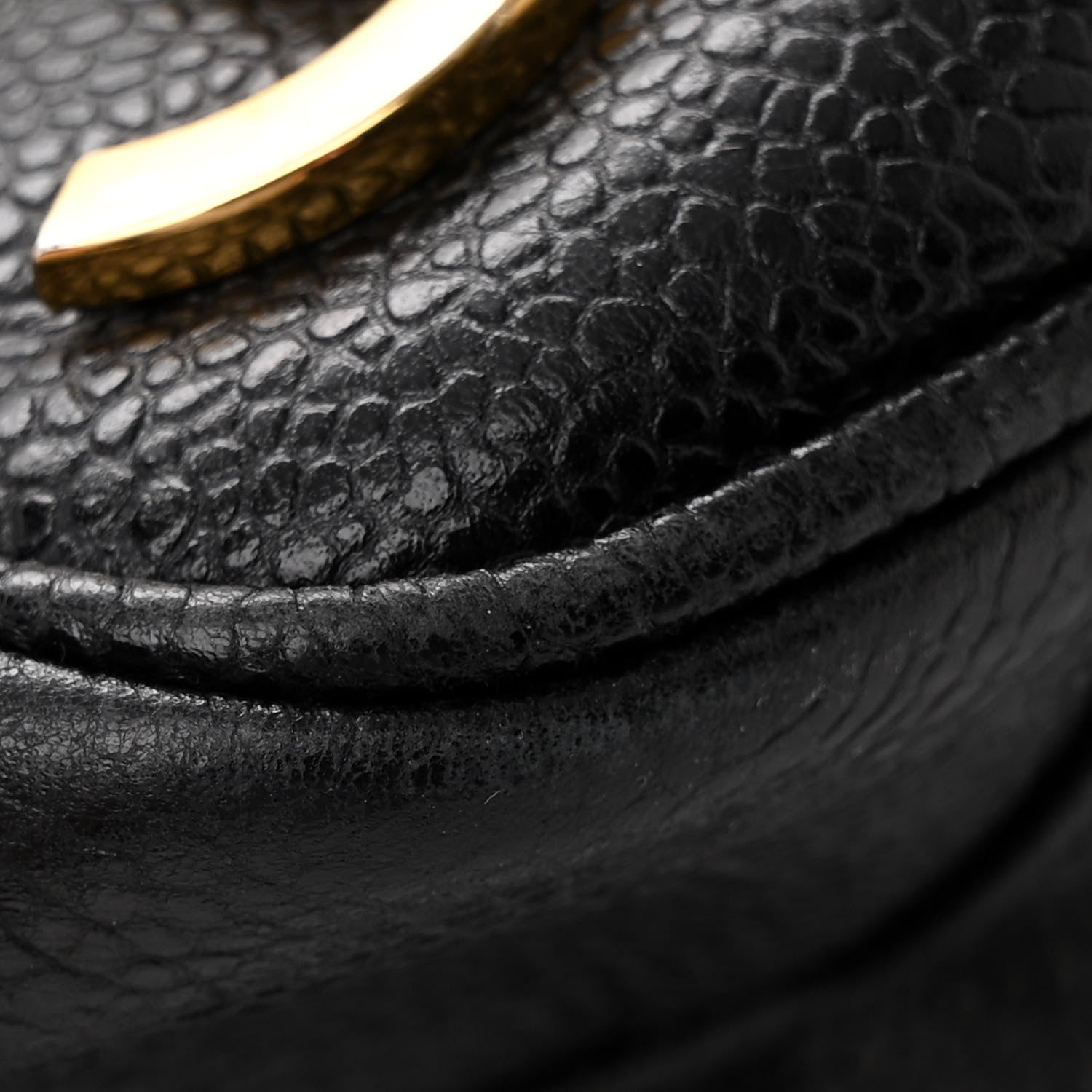 Chanel Caviar Triple CC Shoulder Bag Black 13 of 15
