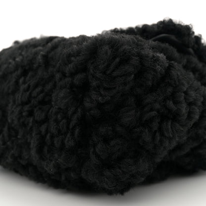 Chanel Shearling Sheepskin Medium Chanel 19 Flap Black 10 of 10