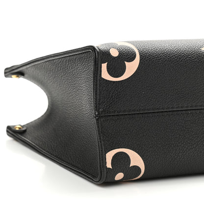 Louis Vuitton Empreinte Monogram Giant Onthego PM Black Beige 5 of 10
