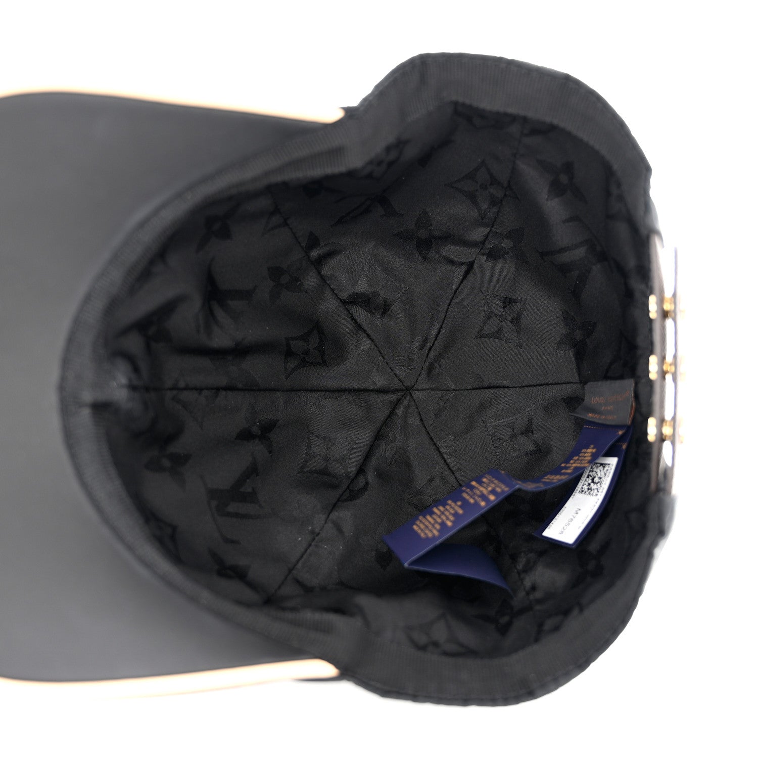 Louis Vuitton Polyester Silk Monogram LV Get Ready Cap M Black 7 of 8