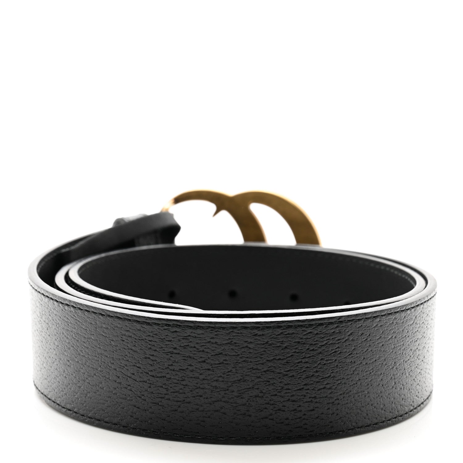 Gucci Textured Calfskin Double G 40mm Belt 90 36 Black 2 of 8
