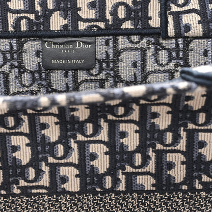 Christian Dior Oblique Large Book Tote Blue Multicolor 6 of 11