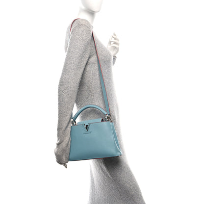 Louis Vuitton Taurillon Capucines BB Ciel 2 of 9